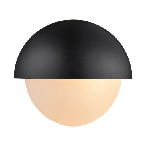 Nordlux Scorpius Maxi Round Outdoor Wall Light Black Plastic (JE838)