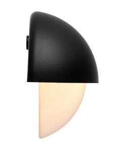 Nordlux Scorpius Maxi Round Outdoor Wall Light Black Plastic (JE838)