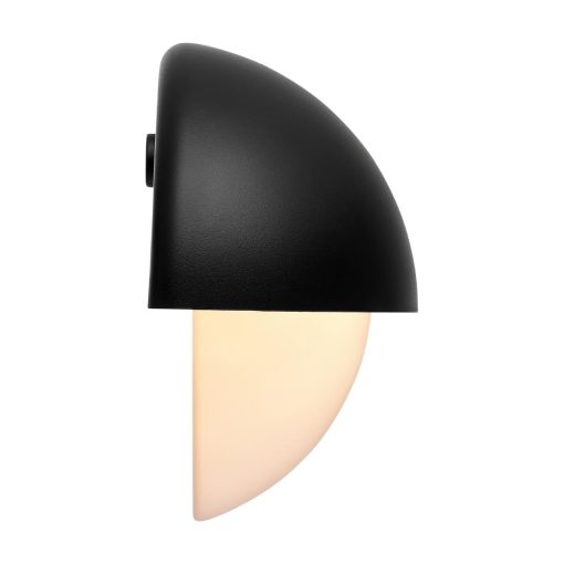 Nordlux Scorpius Maxi Round Outdoor Wall Light Black Plastic (JE838)