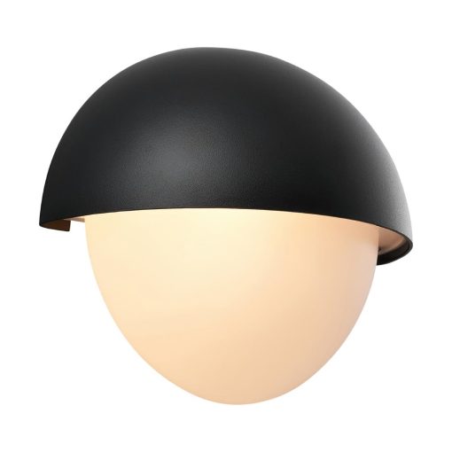 Nordlux Scorpius Maxi Round Outdoor Wall Light Black Plastic (JE838)