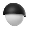 Nordlux Scorpius Round Outdoor Wall Light Black Plastic (JE844)