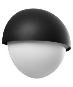 Nordlux Scorpius Round Outdoor Wall Light Black Plastic (JE844)