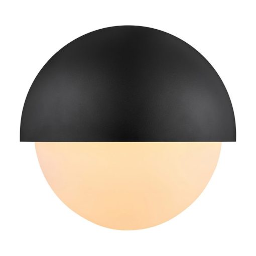 Nordlux Scorpius Round Outdoor Wall Light Black Plastic (JE844)