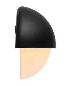 Nordlux Scorpius Round Outdoor Wall Light Black Plastic (JE844)