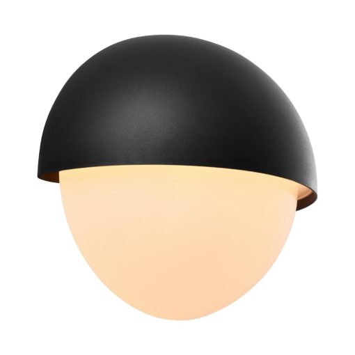Nordlux Scorpius Round Outdoor Wall Light Black Plastic (JE844)