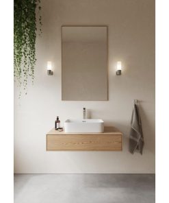 Nordlux Tangens Single Indoor Wall Light Brushed Steel (JE845)