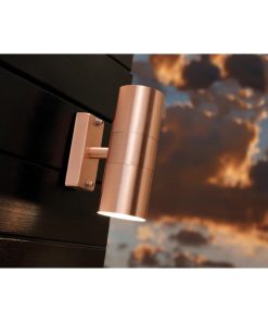 Nordlux Tin Double Outdoor Wall Light Copper (JE847)