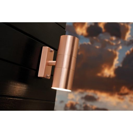 Nordlux Tin Double Outdoor Wall Light Copper (JE847)