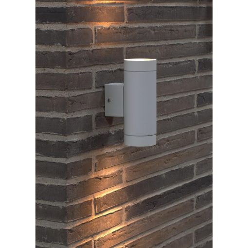 Nordlux Tin Maxi Double Outdoor Wall Light White (JE848)