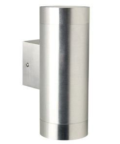 Nordlux Tin Maxi Double Outdoor Wall Light Aluminium (JE849)