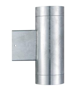 Nordlux Tin Maxi Double Outdoor Wall Light Galvanised (JE856)