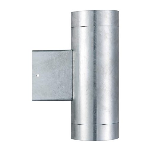 Nordlux Tin Maxi Double Outdoor Wall Light Galvanised (JE856)