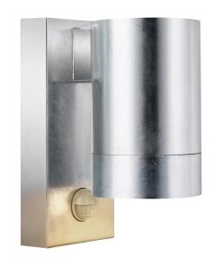 Nordlux Tin Maxi Sensor Outdoor Wall Light Galvanised (JE857)