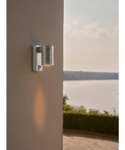 Nordlux Tin Maxi Sensor Outdoor Wall Light Galvanised (JE857)