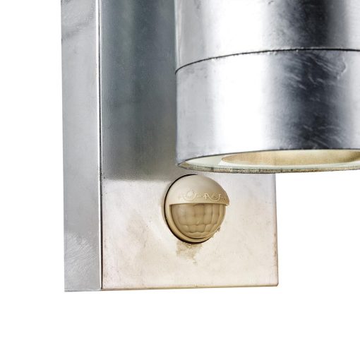 Nordlux Tin Maxi Sensor Outdoor Wall Light Galvanised (JE857)