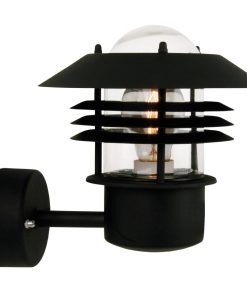 Nordlux Vejers Up Outdoor Wall Light Black (JE863)