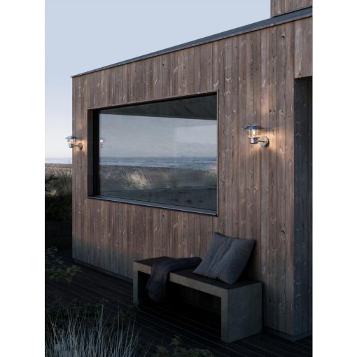 Nordlux Vejers Up Outdoor Wall Light Galvanised (JE864)