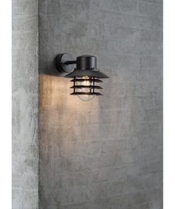 Nordlux Vejers Down Outdoor Wall Light Black (JE867)