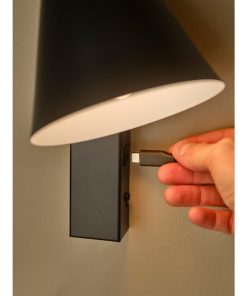 Nordlux Wilmer Indoor Wall Light Black (JE869)