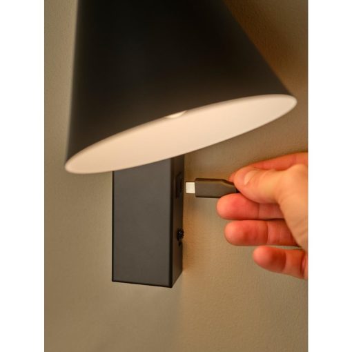 Nordlux Wilmer Indoor Wall Light Black (JE869)