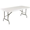 Bolero Rectangular Centre Folding Table 6ft White (LL001)