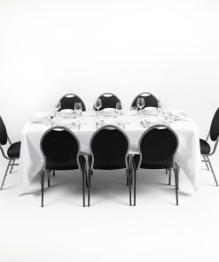 Bolero Rectangular Folding Table 6ft White (UU579)