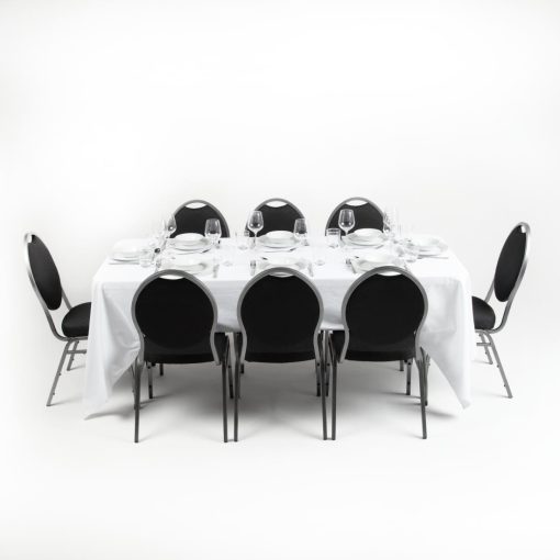 Bolero Rectangular Folding Table 6ft White (UU579)