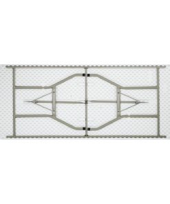 Bolero Rectangular Folding Table 6ft White (UU579)