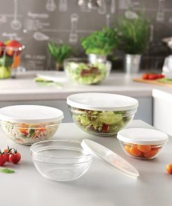 Luminarc Empilable Bowls and Lids 230mm 6 Pack (HR787)