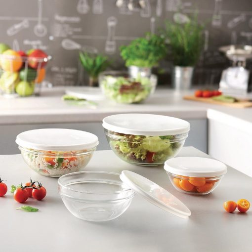 Luminarc Empilable Bowls and Lids 230mm 6 Pack (HR787)
