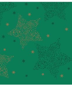 Swantex Lunch Napkins Merry and Bright Pine 33x33cm 2ply 1-4 Fold 1000 pack (HY173)