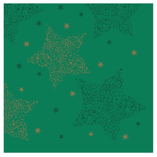Swantex Lunch Napkins Merry and Bright Pine 33x33cm 2ply 1-4 Fold 1000 pack (HY173)