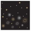 Swantex Lunch Napkins Midnight Sparkle 33x33cm 2ply 1-4 Fold 1000 pack (HY180)