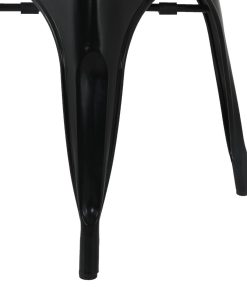 Bolero Bistro Curve Armchairs Black 4 Pack (HZ806)