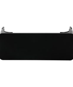 Bolero Bistro Metal Benches Black 1000mm 2 Pack (JA328)