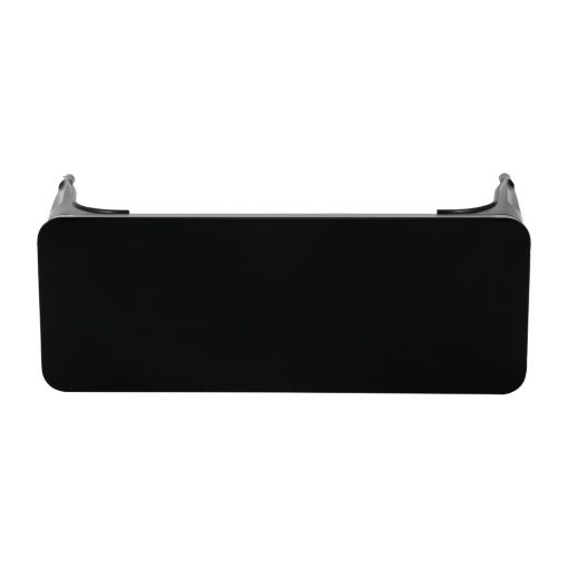 Bolero Bistro Metal Benches Black 1000mm 2 Pack (JA328)