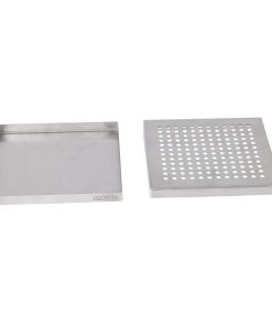 Olympia Stainless Steel Drip Tray 150x150mm (JB126)