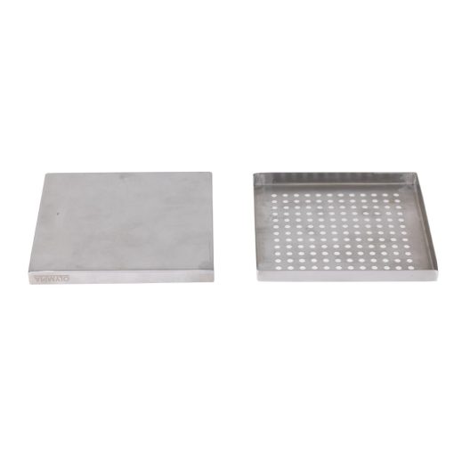 Olympia Stainless Steel Drip Tray 150x150mm (JB126)