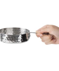 Olympia Table Presentation Mini Saucepan Hammered 125mm (JB194)