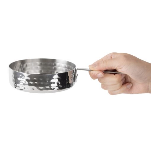 Olympia Table Presentation Mini Saucepan Hammered 125mm (JB194)