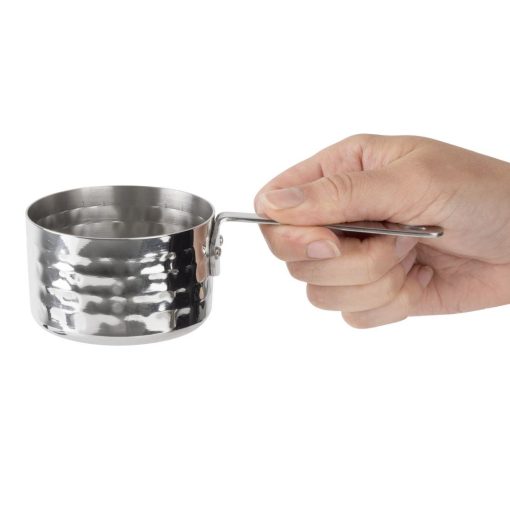 Olympia Table Presentation Mini Saucepan Hammered 70mm (JB195)