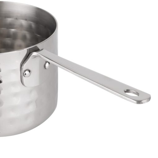 Olympia Table Presentation Mini Saucepan Hammered 90mm (JB196)