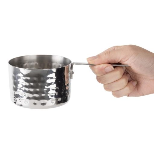 Olympia Table Presentation Mini Saucepan Hammered 90mm (JB196)