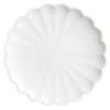 Olympia Bloom Scalloped Plates White 175mm 6 Pack (JB393)