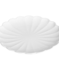 Olympia Bloom Scalloped Plates White 175mm 6 Pack (JB393)