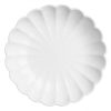 Olympia Bloom Scalloped Bowls White 230mm 6 Pack (JB396)