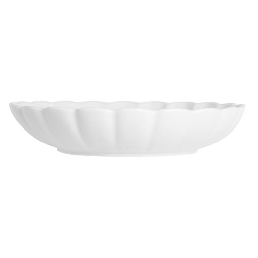 Olympia Bloom Scalloped Bowls White 230mm 6 Pack (JB396)
