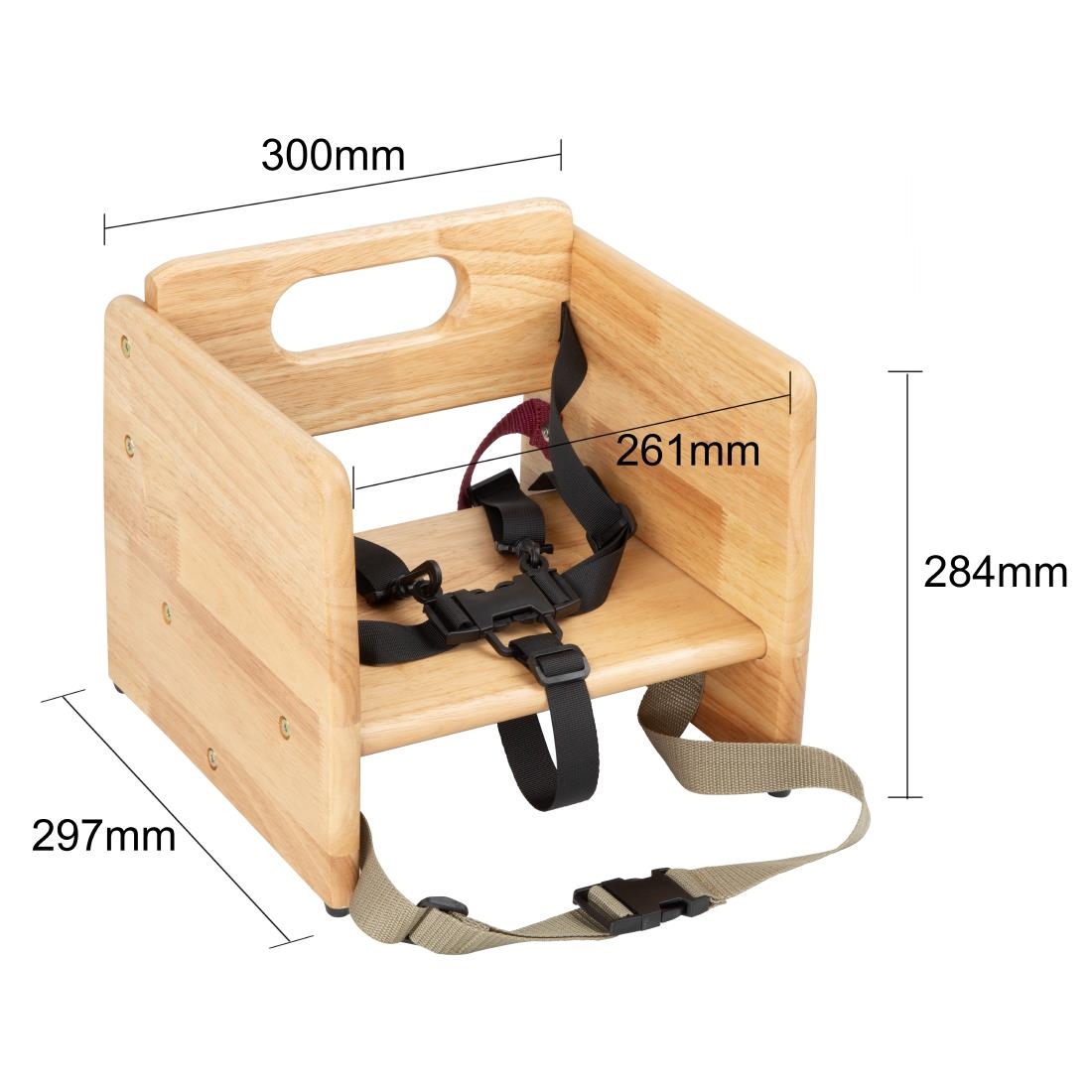 Bolero Booster Seat Dark Wood (JB528)