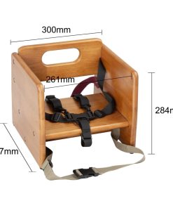 Bolero Booster Seat Natural Wood (JB529)