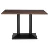 Bolero Indoor Dining Table Dark Wood 1200mm (JB843)